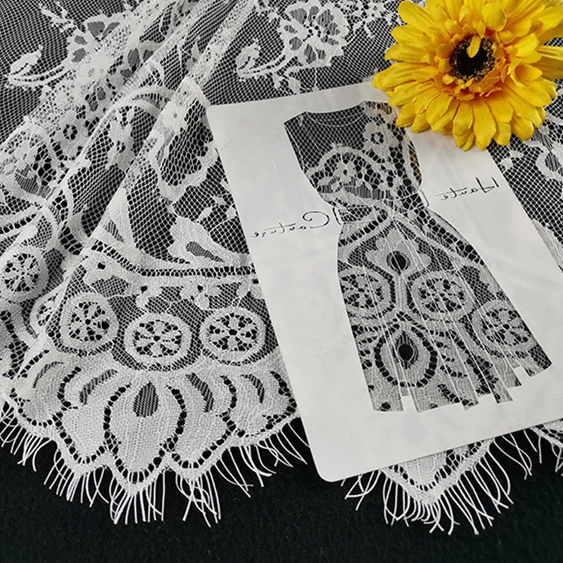 Lace Trim Eyelash Lingerie Lace Fabric for Women's Wear Wholesale Supp 6